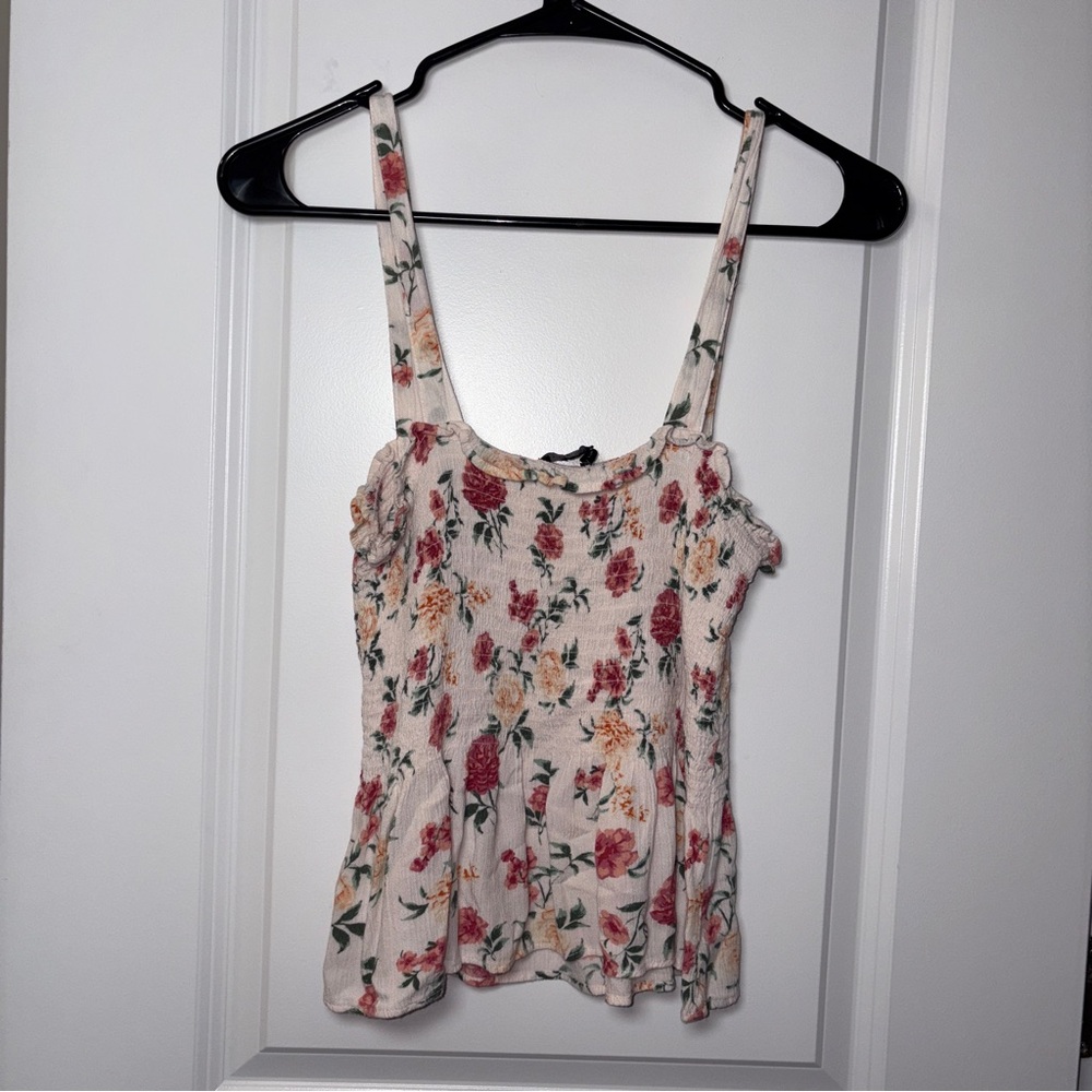 Women’s American Eagle Outfitters Multicolor Floral Smocked Tank Top Size: M - Picture 2 of 5